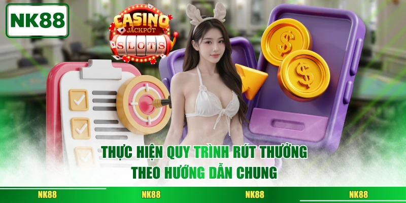Thực hiện quy trình rút thưởng theo hướng dẫn chung